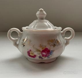 Zuccheriera vintage in porcellana cinese