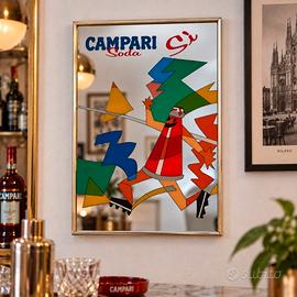 Specchio Campari Soda Ugo Nespolo Italia ’90