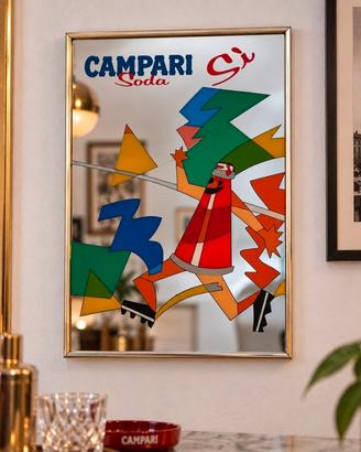 Specchio Campari Soda Ugo Nespolo Italia ’90