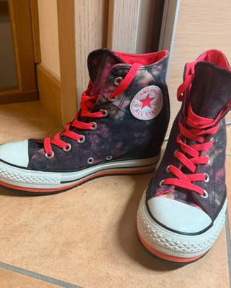 Converse zeppa interna multicolor come nuove