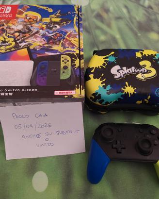 Nintendo Switch OLED Splatoon NUOVA Garanzia