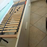 letto e testiera Ikea serie Brimnes 