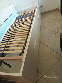 letto e testiera Ikea serie Brimnes 