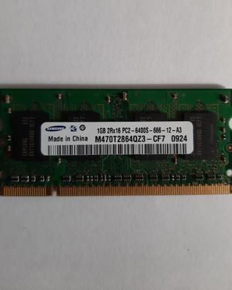 Samsung Ram 1GB DDR2 800 Mhz