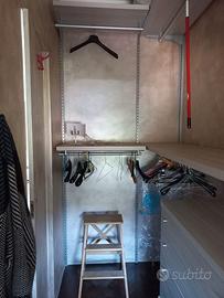 Cabina armadio OLMO ca 4 metri lineari cielo/terra