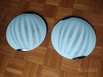 due plafoniere da soffitto 