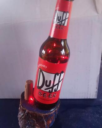 Lampada BIRRA DUFF SIMPSON con LED a Batteria 