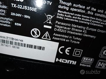 tv panasonic smart 32