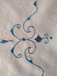 tovaglia centrotavola lino, baule della nonna