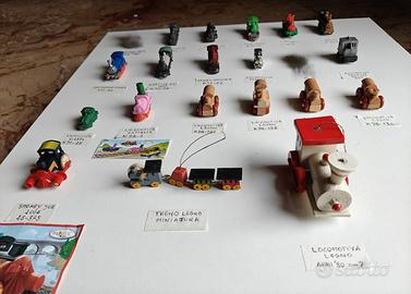 19 Modellini di Treni d’Epoca, Kinder e Giodi