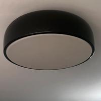 Lampada FLOS Smithfield C plafoniera nera lucida