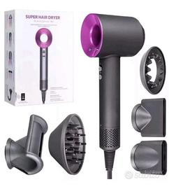 Asciugacapelli Professionale 2000w 5 accessori 