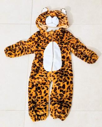 Costume carnevale da leopardo per bambino
