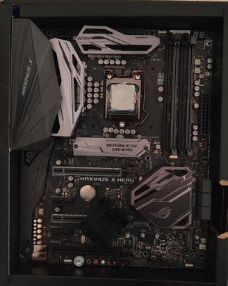 Rog Maximus x Hero z370 lga1151 +  Intel i5 8700k 