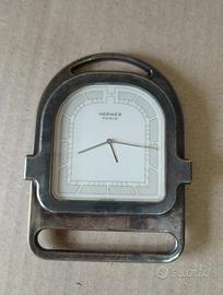 sveglia  portatile da viaggio vintage Hermes