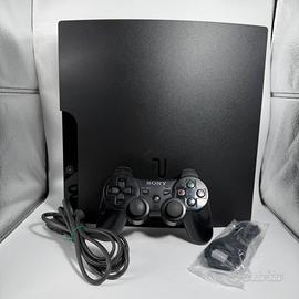 PS3 Slim 160GB Nera + Controller e Cavi