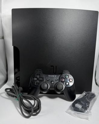 PS3 Slim 160GB Nera + Controller e Cavi
