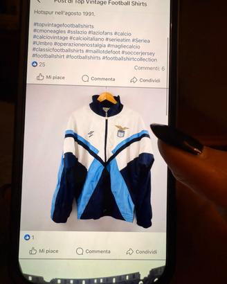 CERC0 URGENTEMENTE QUESTA GIACCA SSLAZIO 1991/1992