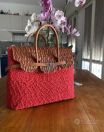 Borsa Crochet Tote  Bag Handmade