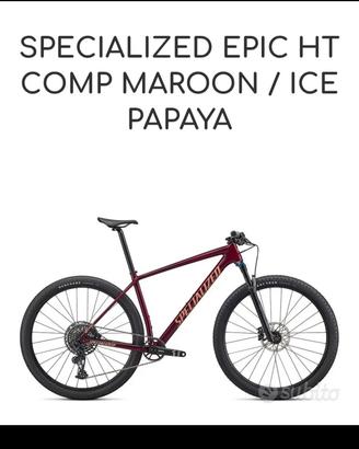 Specialized Epic HT Comp Maroon/ Ice Papaya 