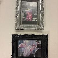 2 cornici in plastica