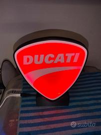 Tabella Insegna Luminosa Pubblicitaria Ducati