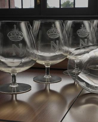 Set di 7 bicchieri da brandy