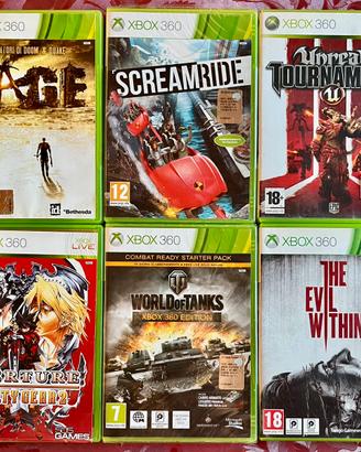 Lotto 6 giochi  Xbox - 2 ancora sigillati!