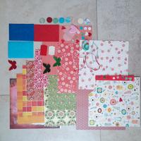 Set cartoncini scrapbooking biglietti inviti