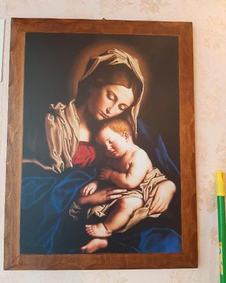 Quadro stampa madonna della tenerezza