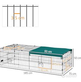 Gabbia coniglio pawhut