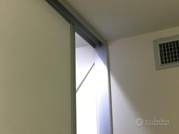 Binario per porte scorrevoli armadi