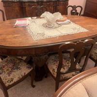 Sala da pranzo completa stile classico