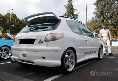 Spoiler/alettone biplano P&A Tuning x peugeot 206