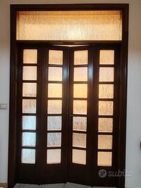 Porta a vetri stile inglese