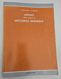 Libro Appunti di Meccanica Razionale