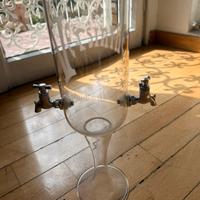 Fontana per assenzio in vetro con cucchiaio