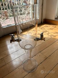 Fontana per assenzio in vetro con cucchiaio