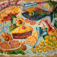 GENERE DELL'OPERA: Natura morta (con Spumante)