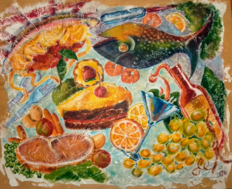 GENERE DELL'OPERA: Natura morta (con Spumante)