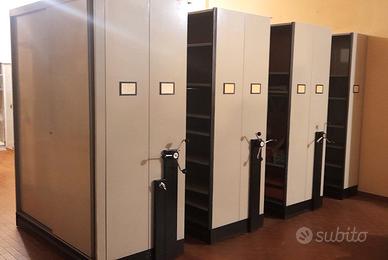 Armadi compattabili in metallo per magazzino (2pz)