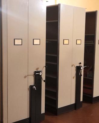 Armadi compattabili in metallo per magazzino (2pz)