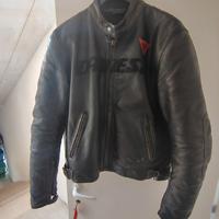 Giacca pelle Dainese 54+ jeans moto Esquad W36 L32