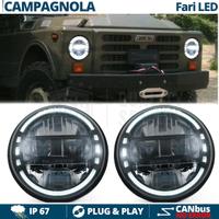 FARI LED Omologati Per FIAT CAMPAGNOLA Angel Eyes