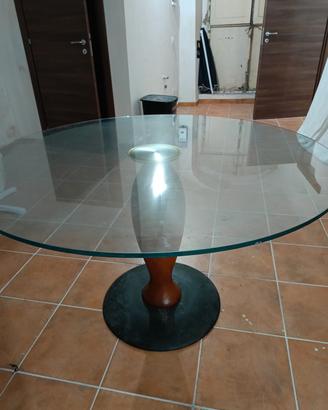 Tavolo in vetro rotondo 