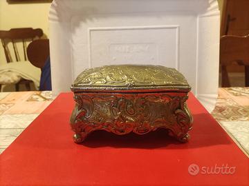 Cofanetto portagioie vintage stile Rococò