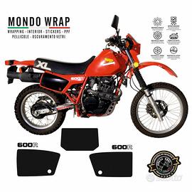 Adesivi tabelle Honda XL 600 R 1983 85 vari colori