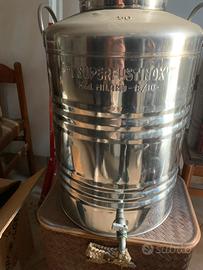 Barile per olio da 50 L con rubinetto