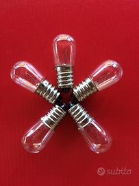 5 LAMPADE ATTACCO E14 24v 3w