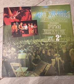 vinile concerto Fabrizio De André PFM vol 2